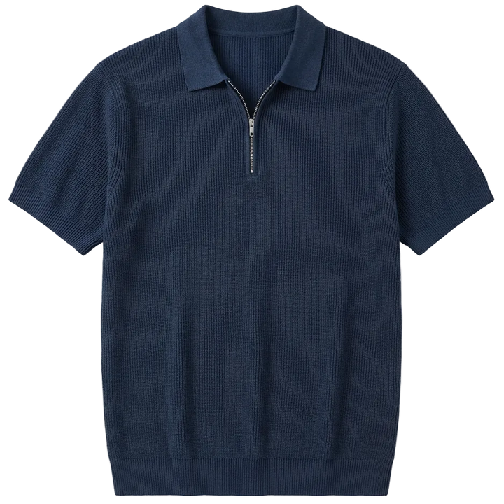 Riviera Slim Fit Quarter Zip Shirt