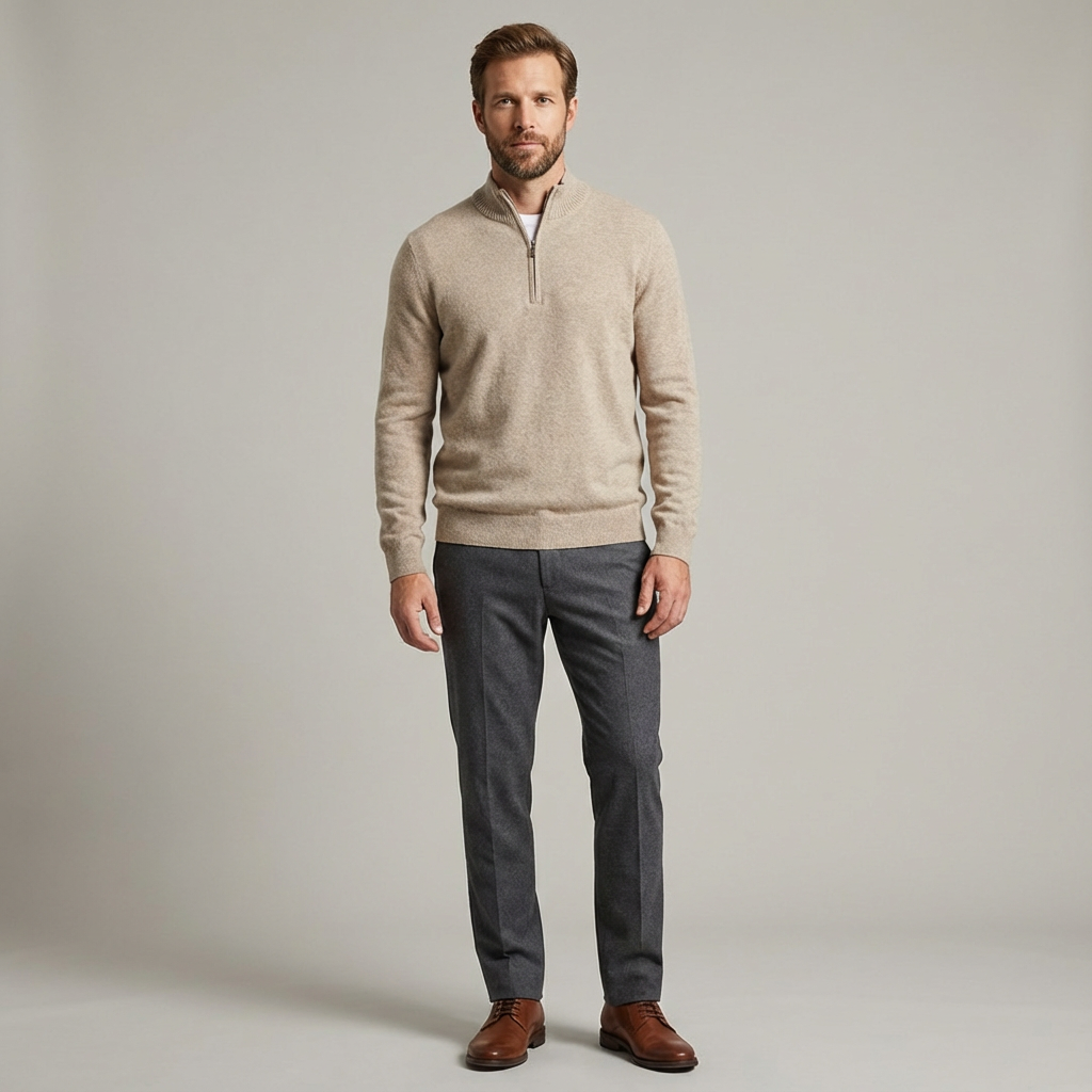 Soprano Wool Quarter Zip