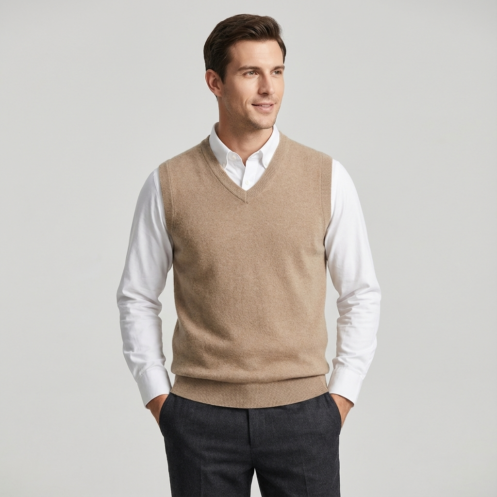 Belmont Knit Vest - 100% Merino Wool