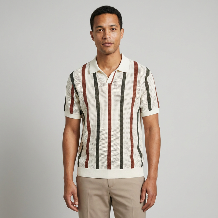 Wexley Vintage Striped Polo