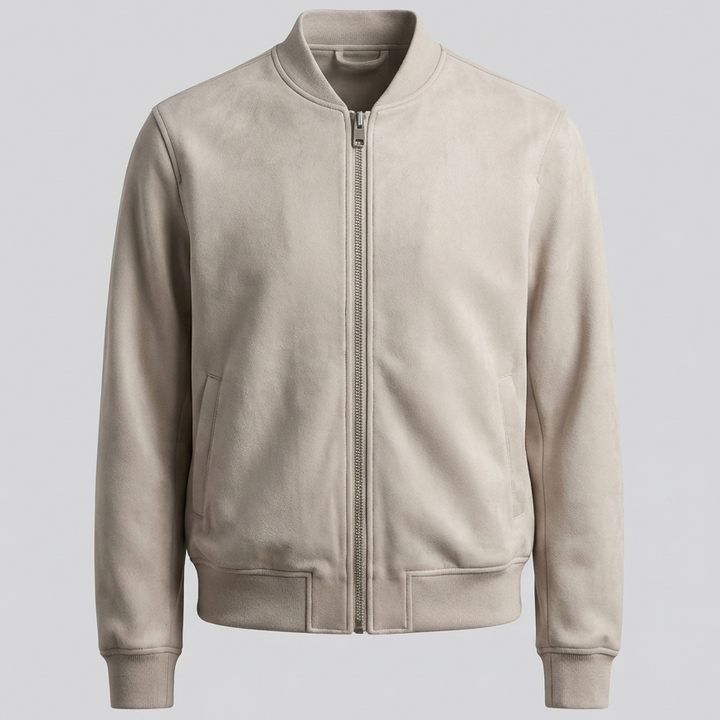 Paccino Suede Bomber Jacket