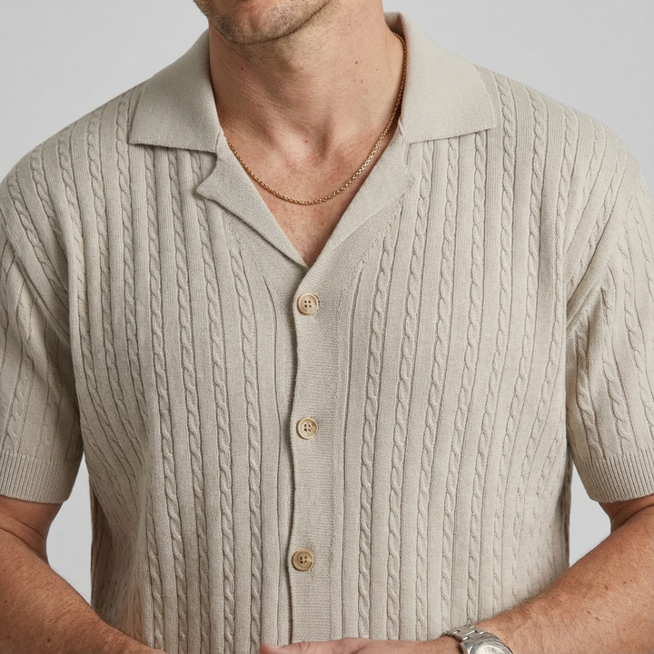 Palermo Knit Button-Down