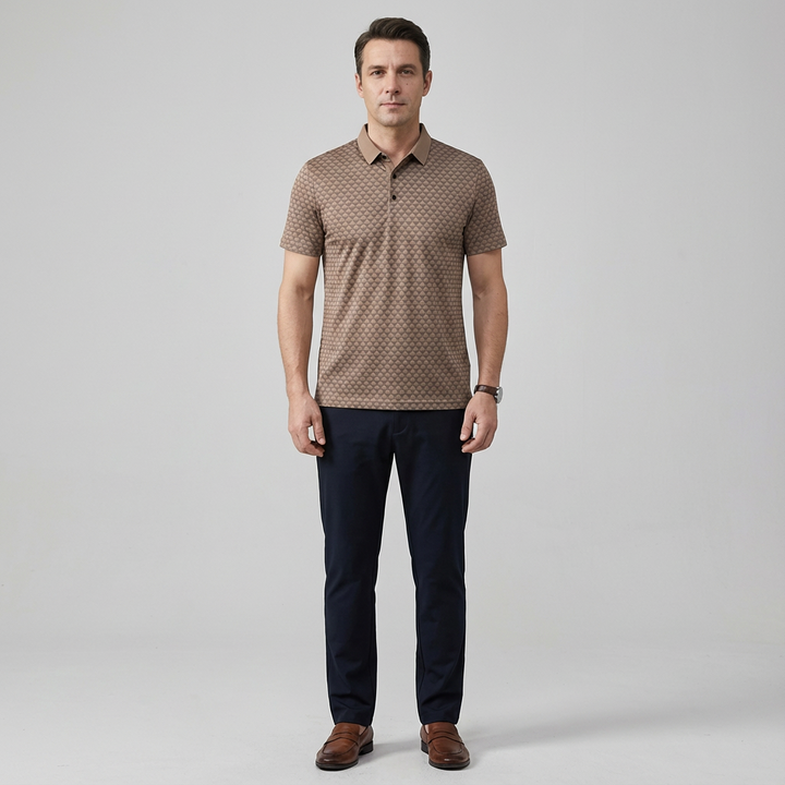Lucca Silk Polo Shirt