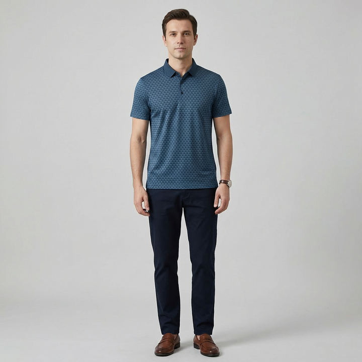Lucca Silk Polo Shirt