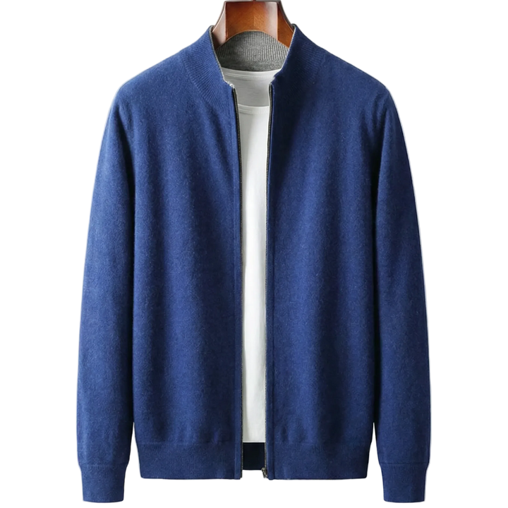 Ferraro Cashmere Zip Cardigan
