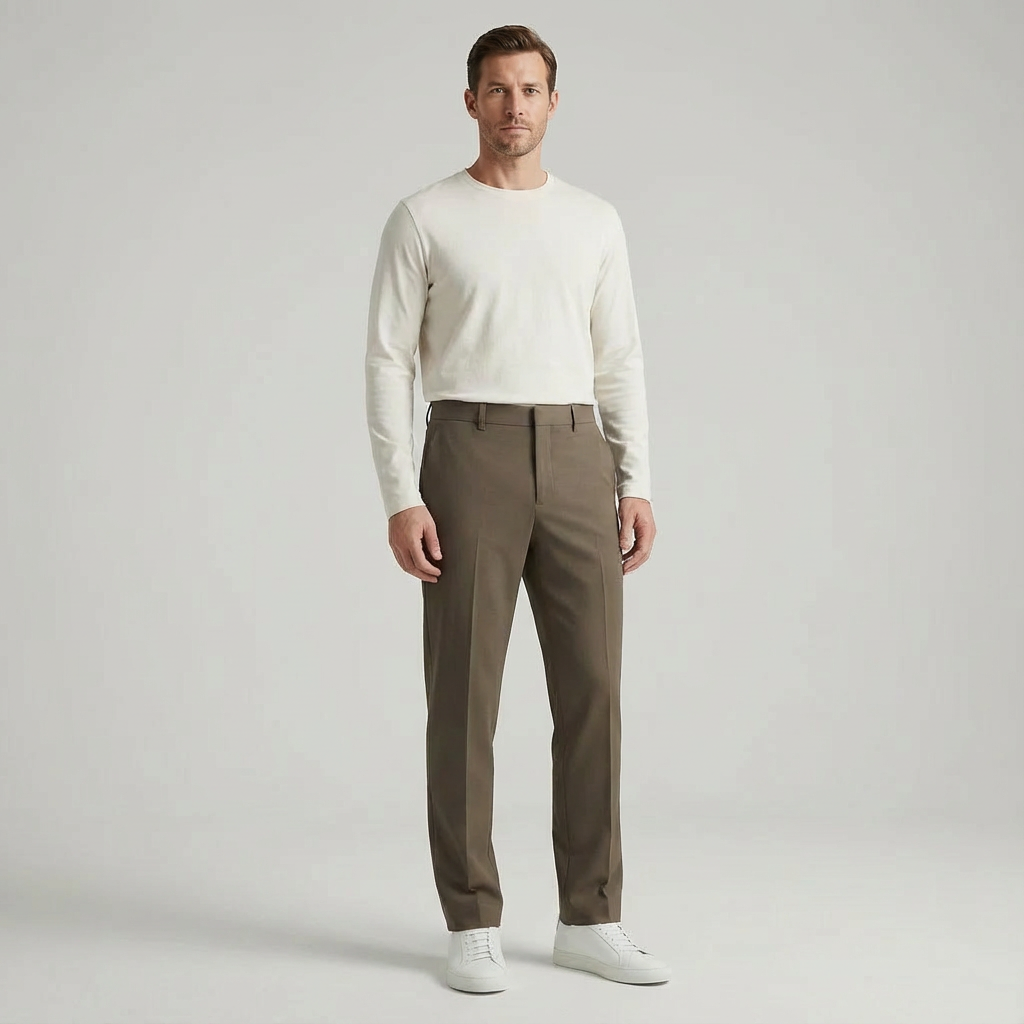 Donato Pleated Cotton Trousers