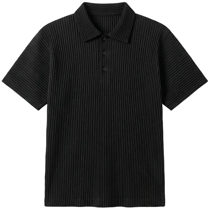 Santino Pleated Polo Shirt