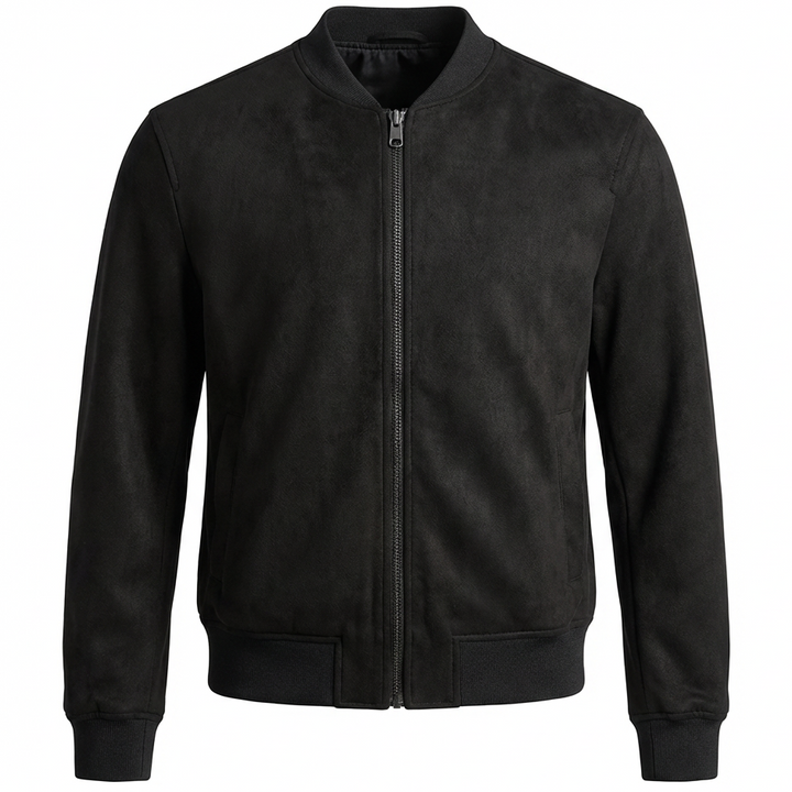 Paccino Suede Bomber Jacket