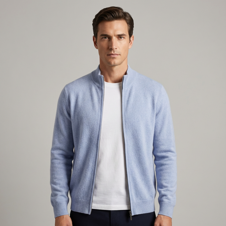 Ferraro Cashmere Zip Cardigan