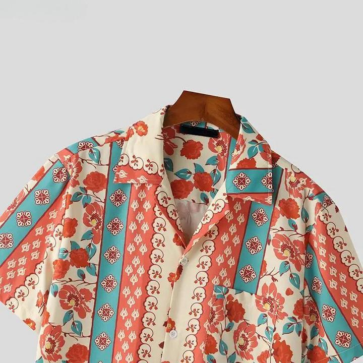 Coastal Sunburst Short-Sleeve Shirt