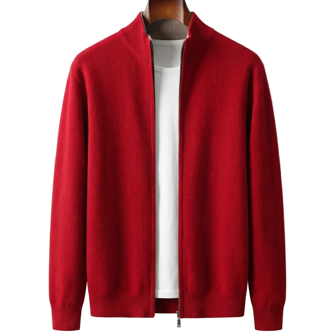 Ferraro Cashmere Zip Cardigan