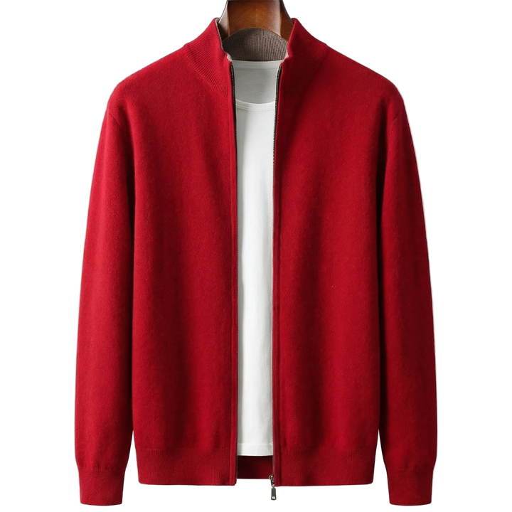Ferraro Cashmere Zip Cardigan