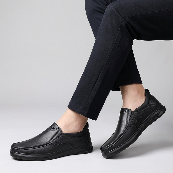 Vinci Genuine Leather Slip Ons