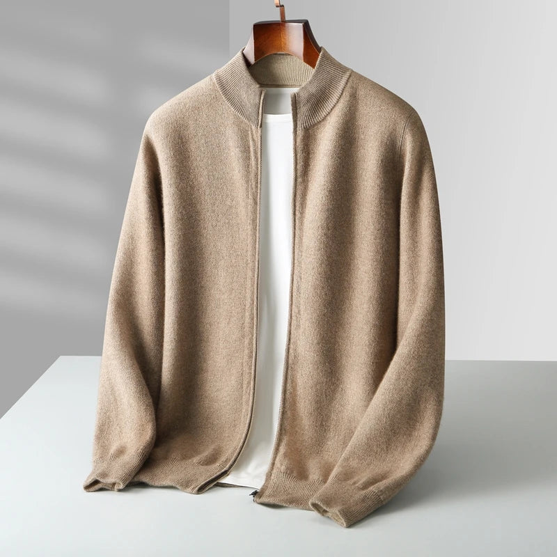Ferraro Cashmere Zip Cardigan