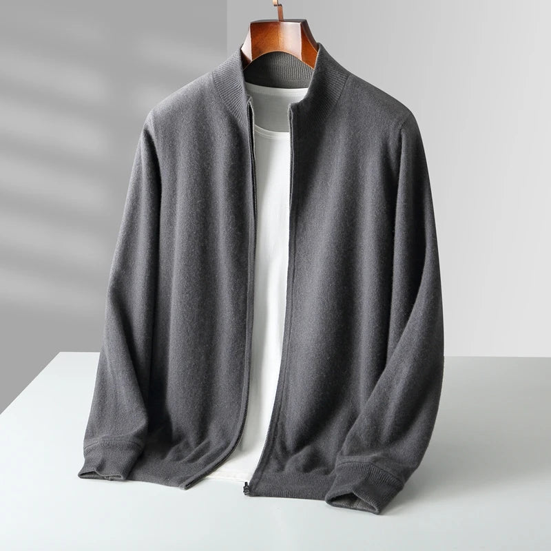 Ferraro Cashmere Zip Cardigan