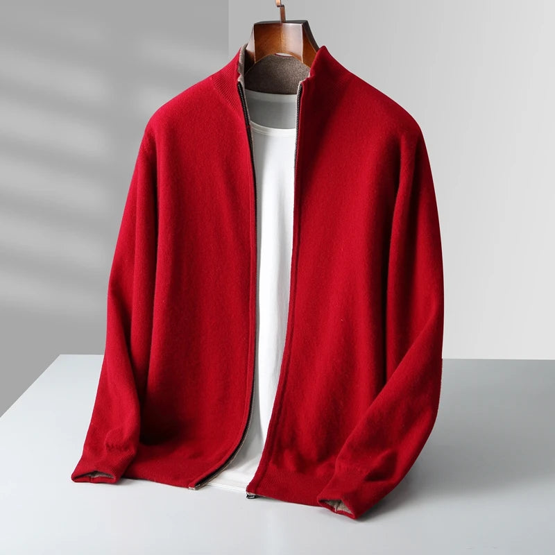 Ferraro Cashmere Zip Cardigan