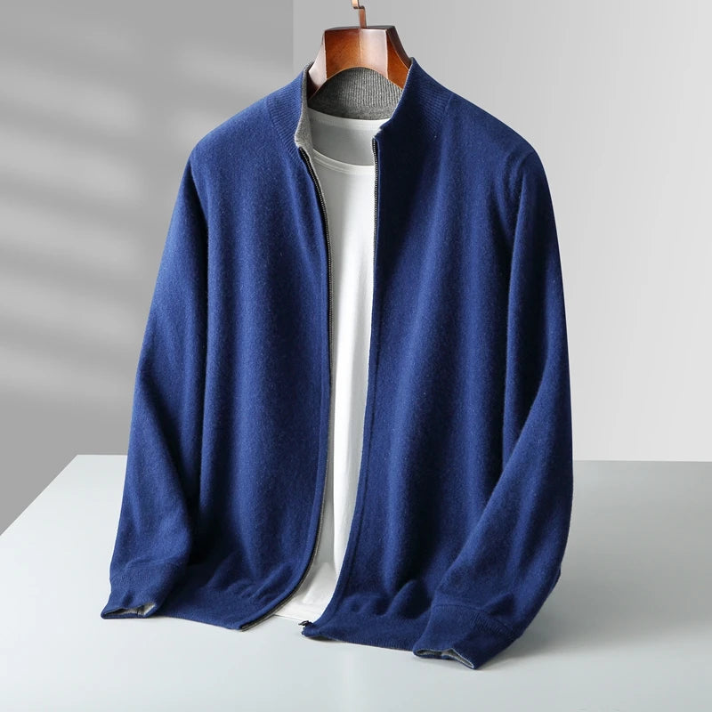 Ferraro Cashmere Zip Cardigan