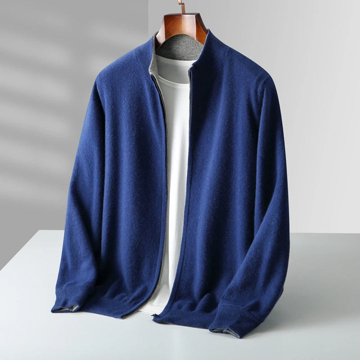 Ferraro Cashmere Zip Cardigan