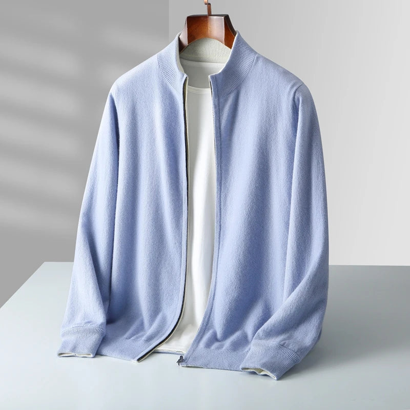 Ferraro Cashmere Zip Cardigan