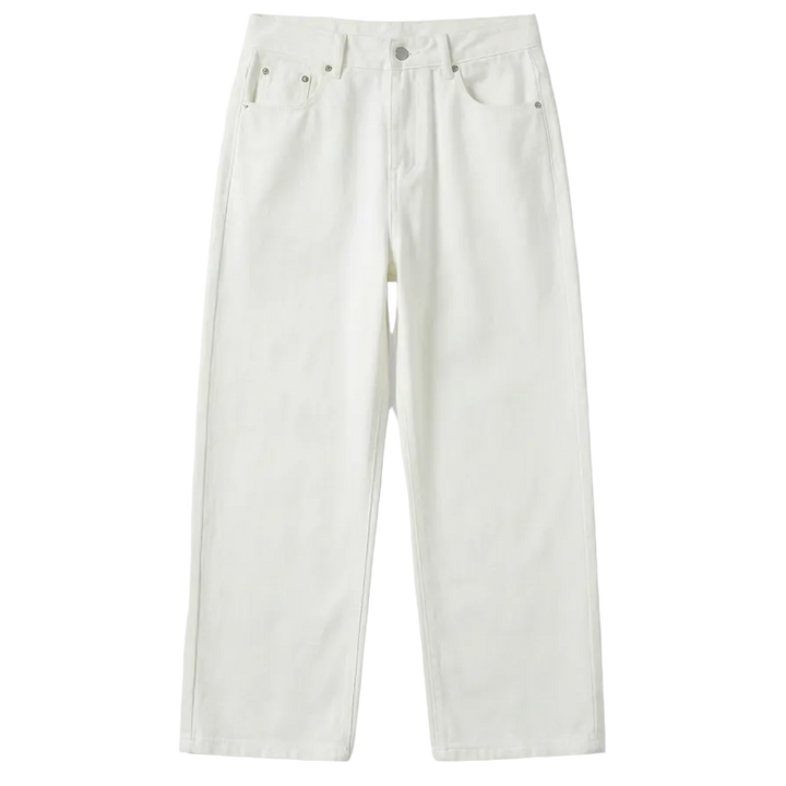 Alessio Wide Leg Cotton Trousers