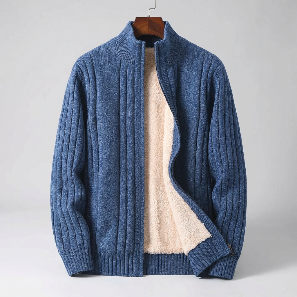 Aurelian Ribbed Cashmere Cardigan