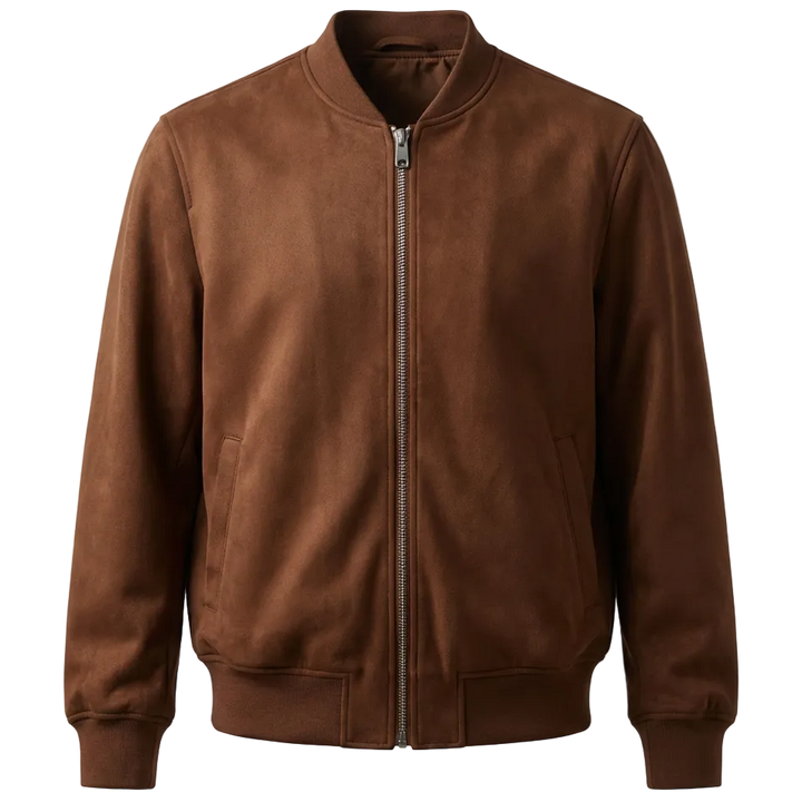 Paccino Suede Bomber Jacket