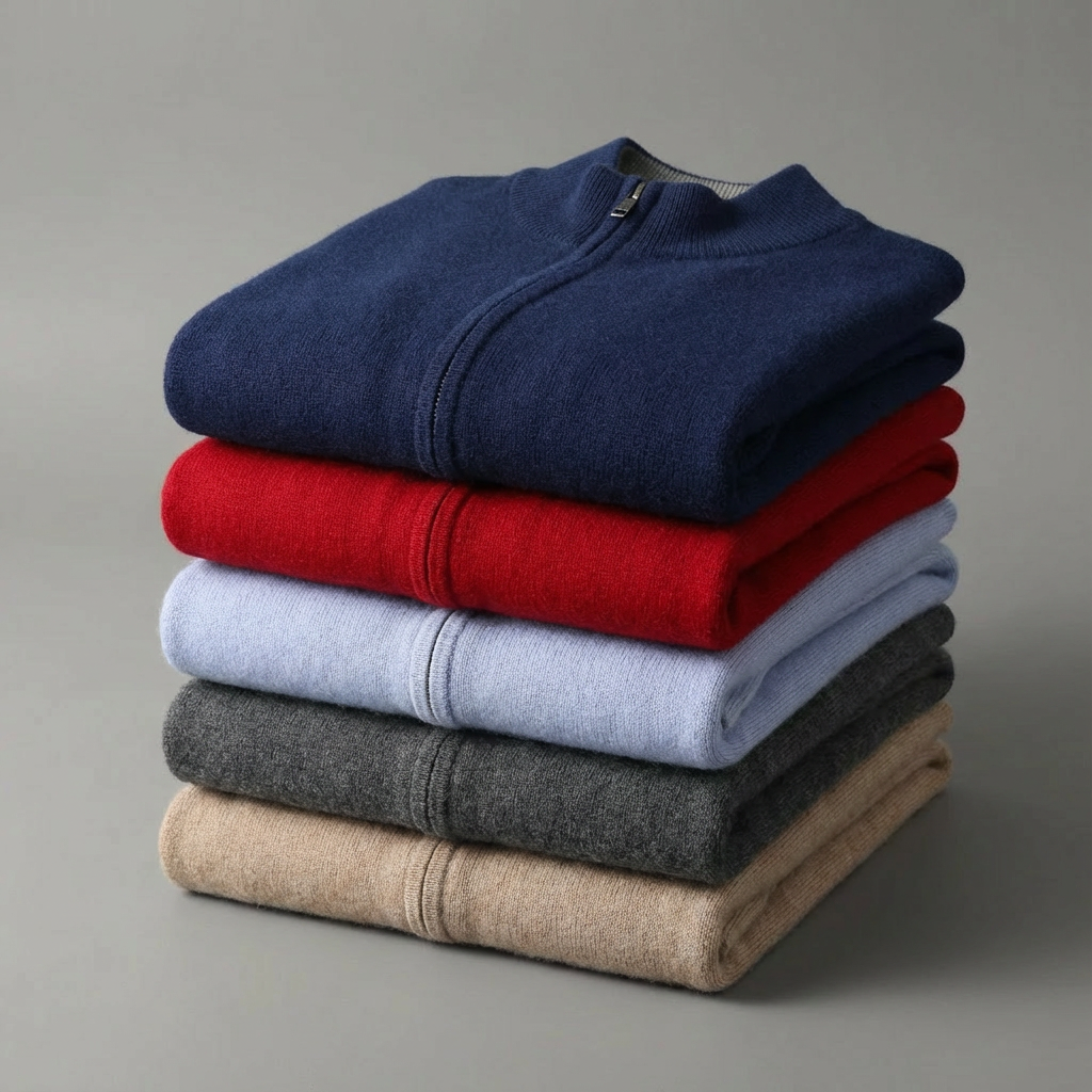 Ferraro Cashmere Zip Cardigan