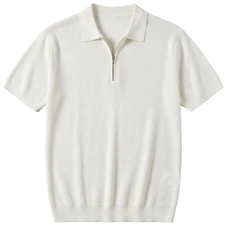 Riviera Slim Fit Quarter Zip Shirt