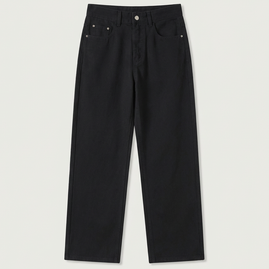 Alessio Wide Leg Cotton Trousers