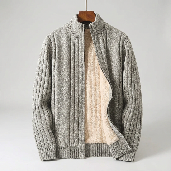 Aurelian Ribbed Cashmere Cardigan