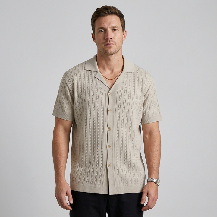 Palermo Knit Button-Down