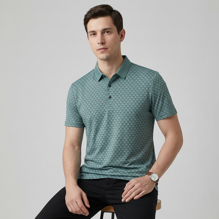 Lucca Silk Polo Shirt