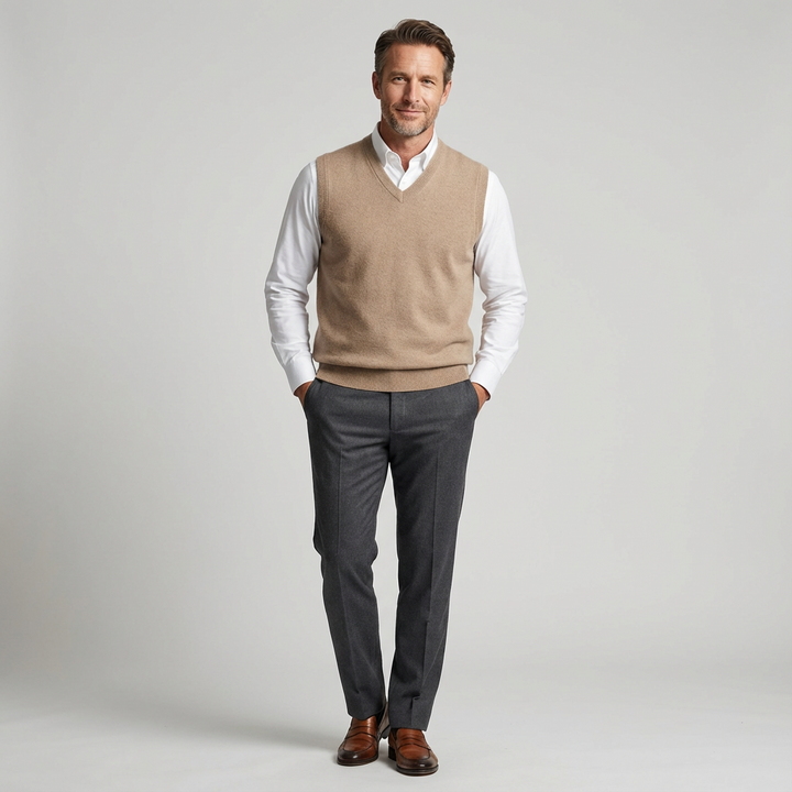 Belmont Knit Vest - 100% Merino Wool