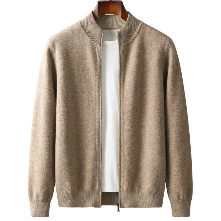 Ferraro Cashmere Zip Cardigan