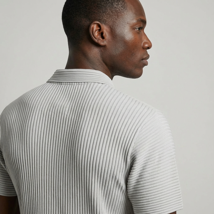 Santino Pleated Polo Shirt